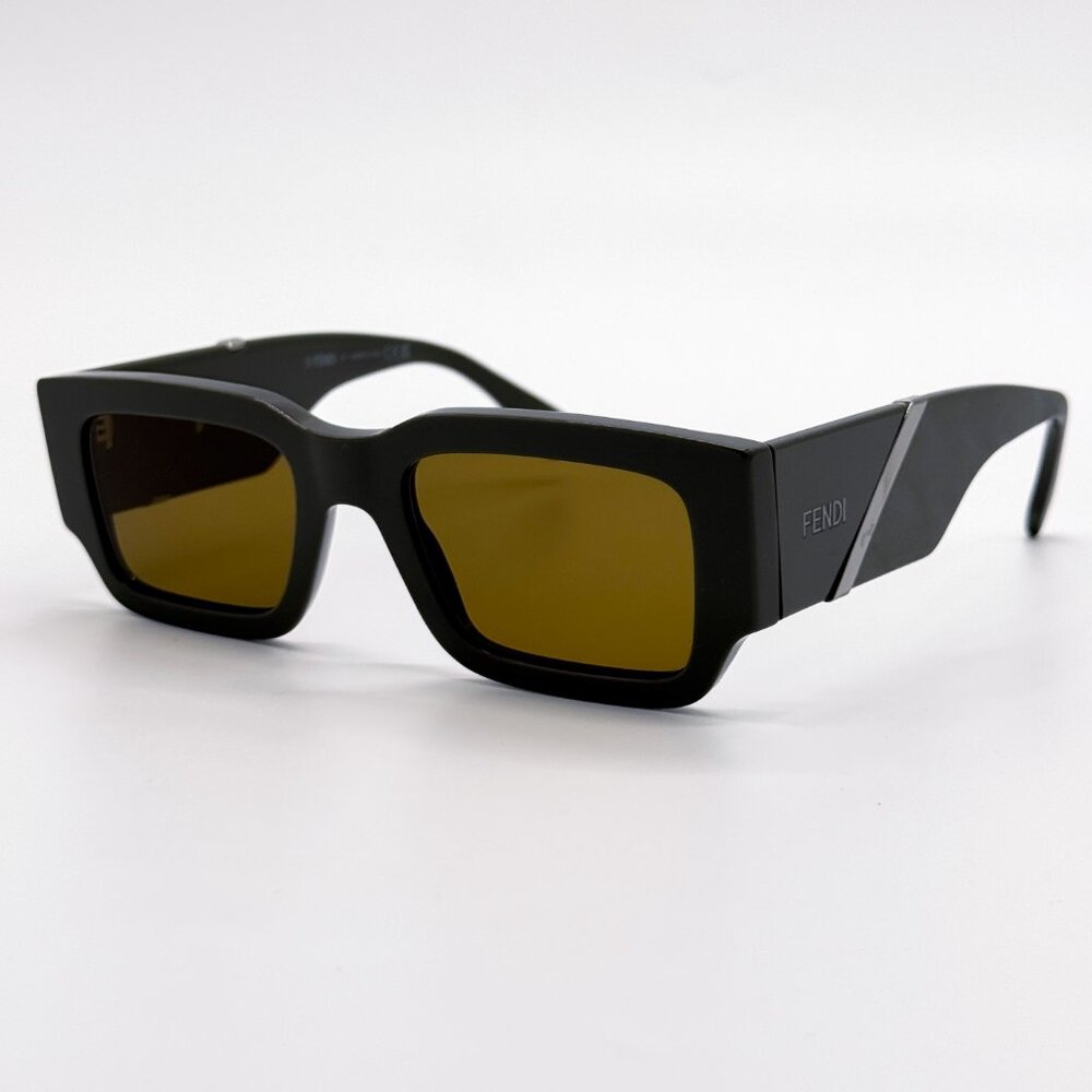 NEW FENDI FE40131I 20E SQUARE BROWN MEN SUNGLASSES FENDI